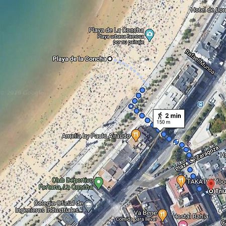 סן סבסטיאן Apartamento Amplio Y Central A Pie De Playa La Concha מראה חיצוני תמונה