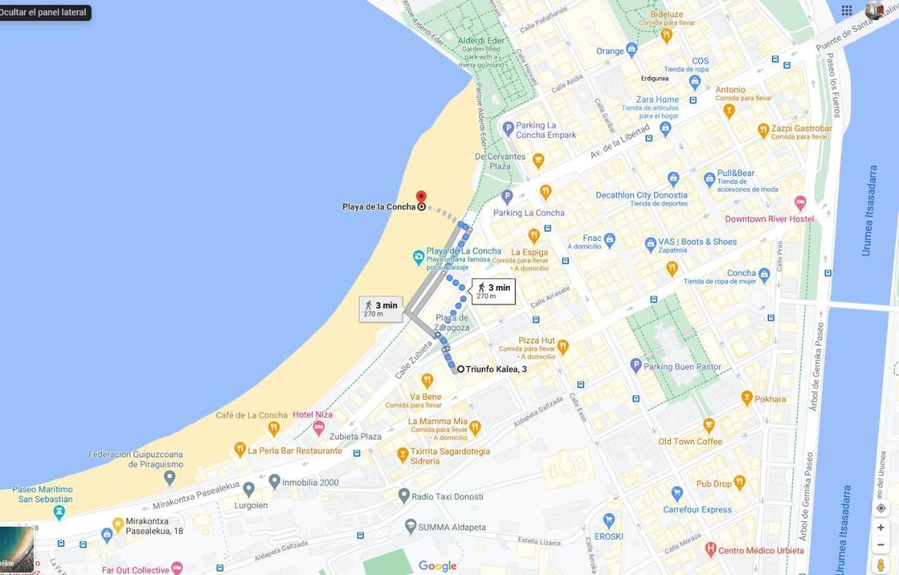 סן סבסטיאן Apartamento Amplio Y Central A Pie De Playa La Concha מראה חיצוני תמונה